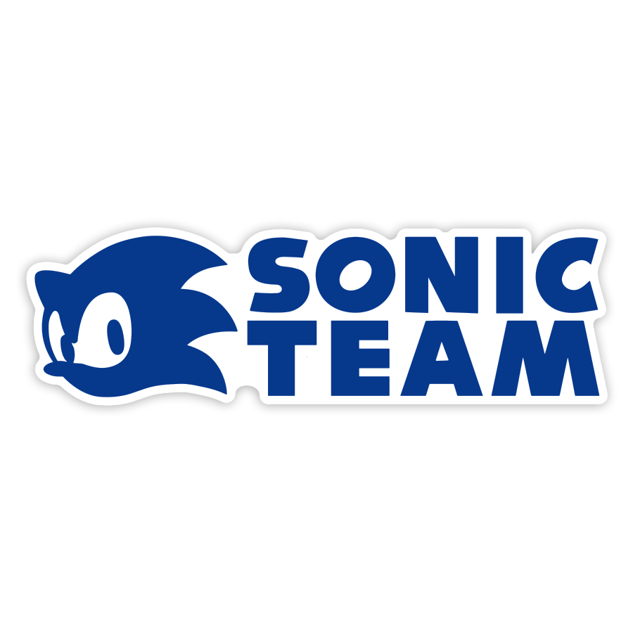 Autocollants: Logo Bleu Sonic Team