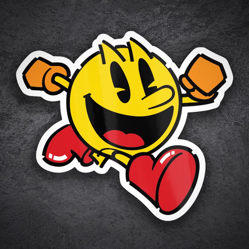 Autocollants: Pac-Man Classique