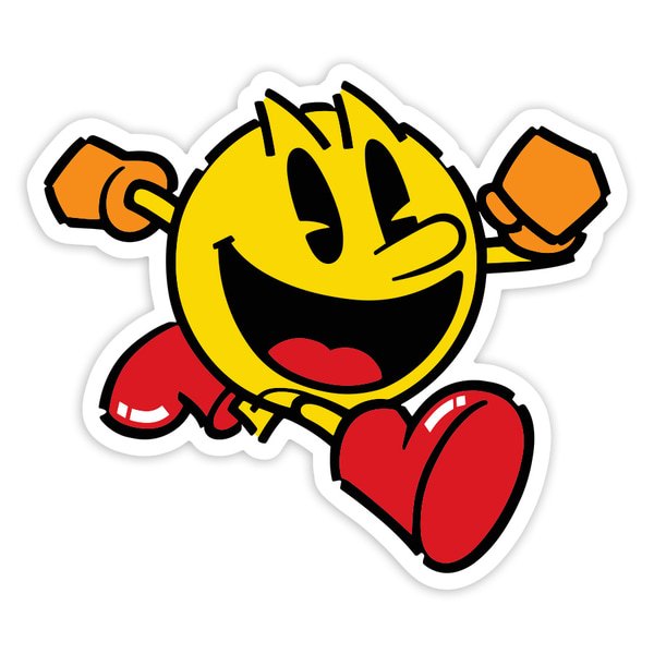 Autocollants: Pac-Man Classique