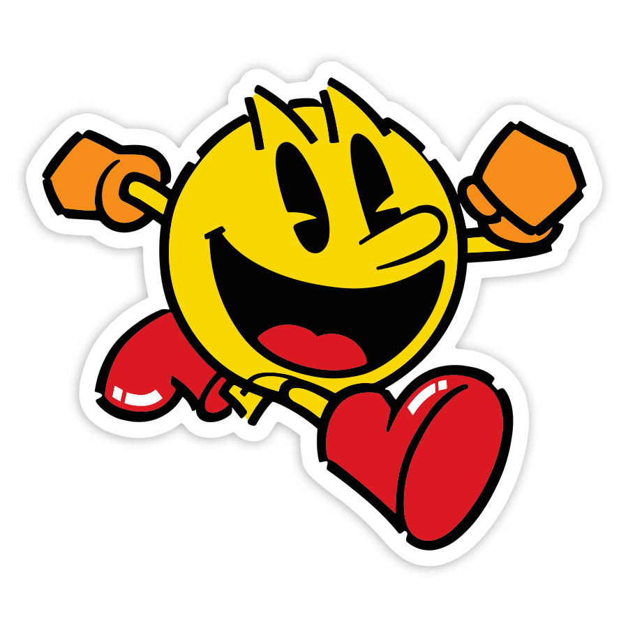 Autocollants: Pac-Man Classique
