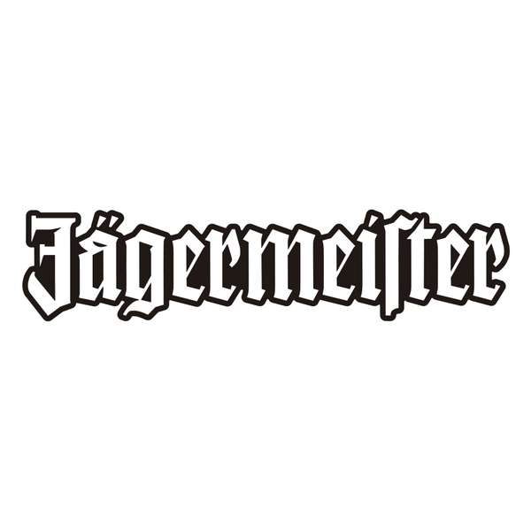 Autocollants: Logo Découpe Double Jägermeister