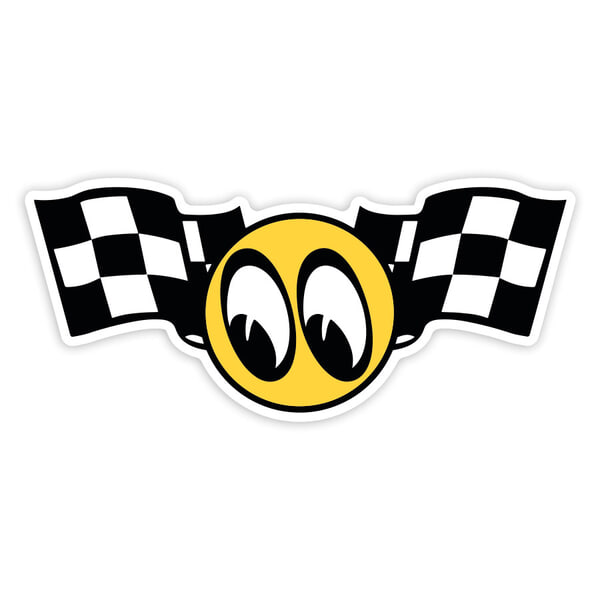 Autocollants: Mooneyes Racing Flags