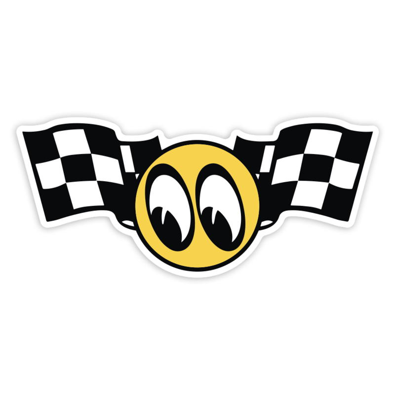 Autocollants: Mooneyes Racing Flags
