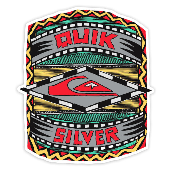 Autocollants: Quiksilver Tribal Retro