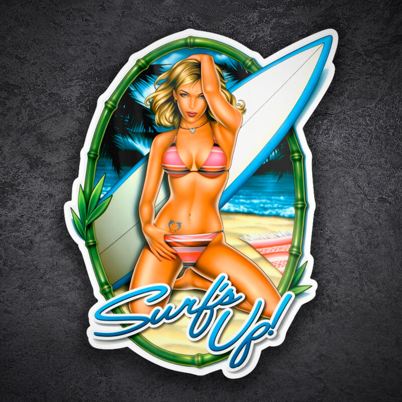 Autocollants: Surf