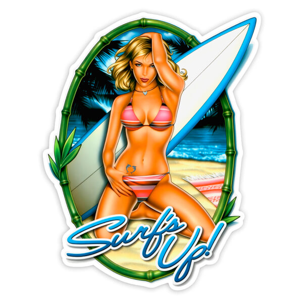 Autocollants: Surf