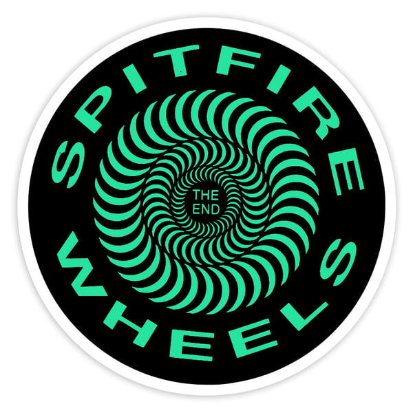 Autocollants: Spitfire Wheels Vert