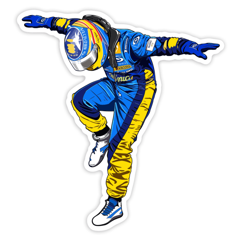 Autocollants: Fernando Alonso Renault