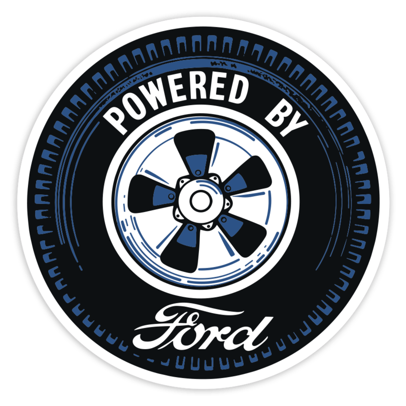 Autocollants: Powered by Ford