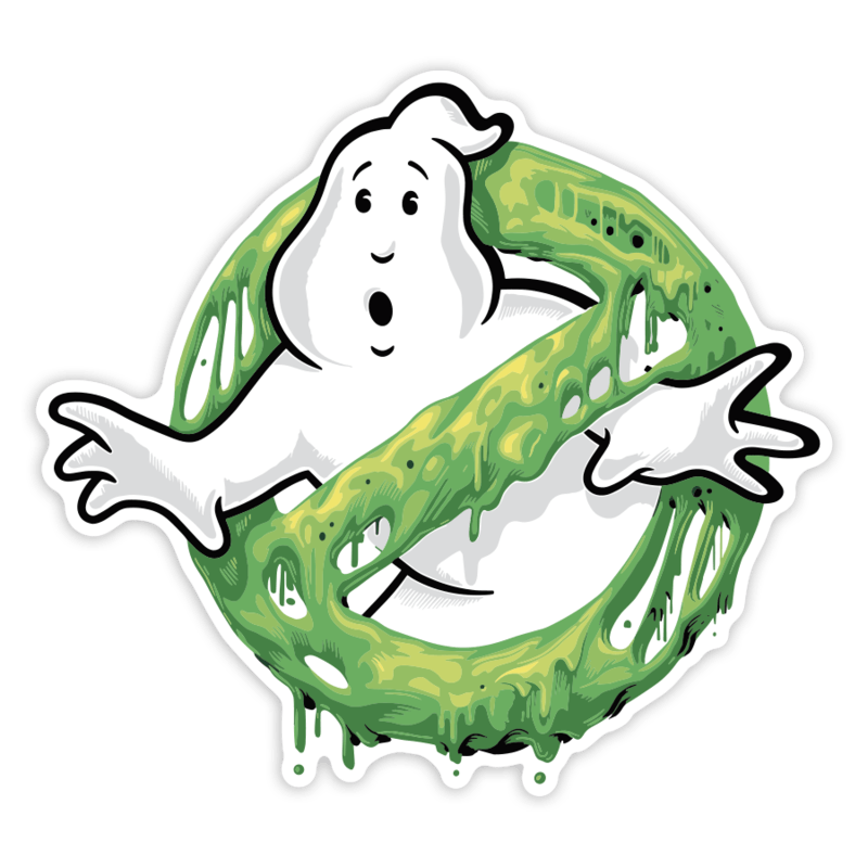 Autocollants: Logo Ghostbusters Slime