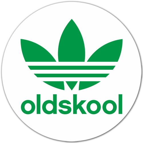 Autocollants: Oldskool Adidas