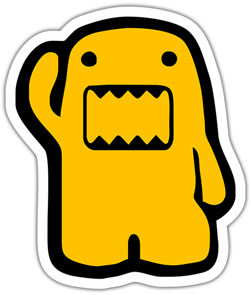 Autocollants: Domo kun jaune