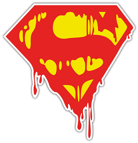 Autocollants: Superman grafitti