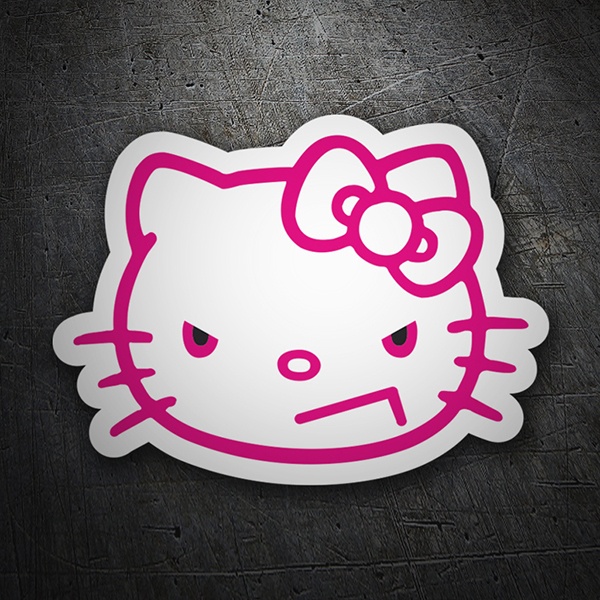 Autocollants: Hello Kitty en colère
