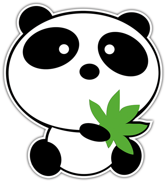 Autocollants: Ours panda