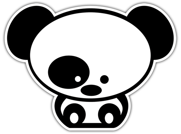 Autocollants: Bébé Panda JDM