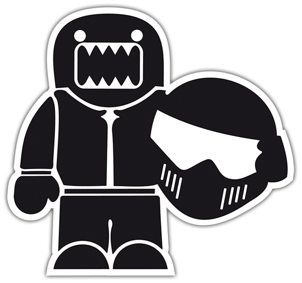 Autocollants: Coureur Domo kun
