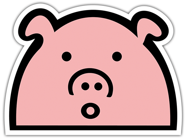 Autocollants: Porc 1