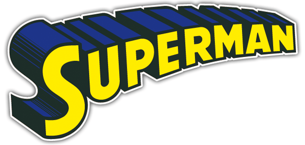 Autocollants: Logo Superman