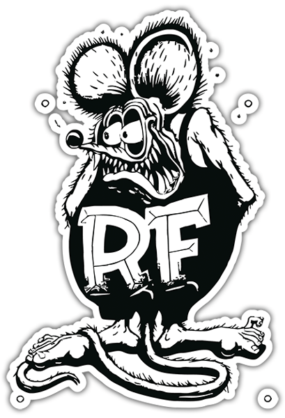 Autocollants: Rat Fink