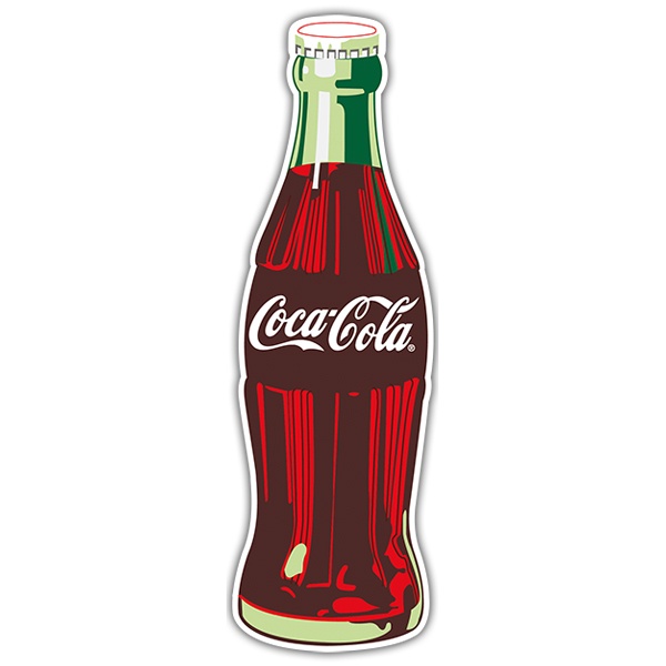Autocollants: Bouteille de Coca Cola