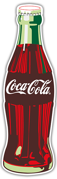 Autocollants: Bouteille de Coca Cola