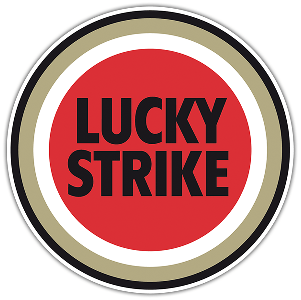 Autocollants: Lucky Strike Logo