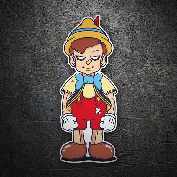 Autocollants: Pinocho Zombie