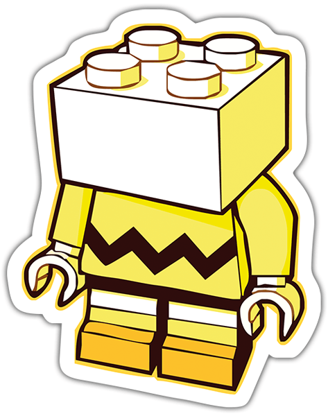 Autocollants: Charly Brown LEGO