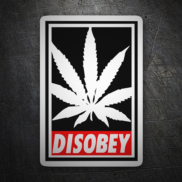 Autocollants: DISOBEY