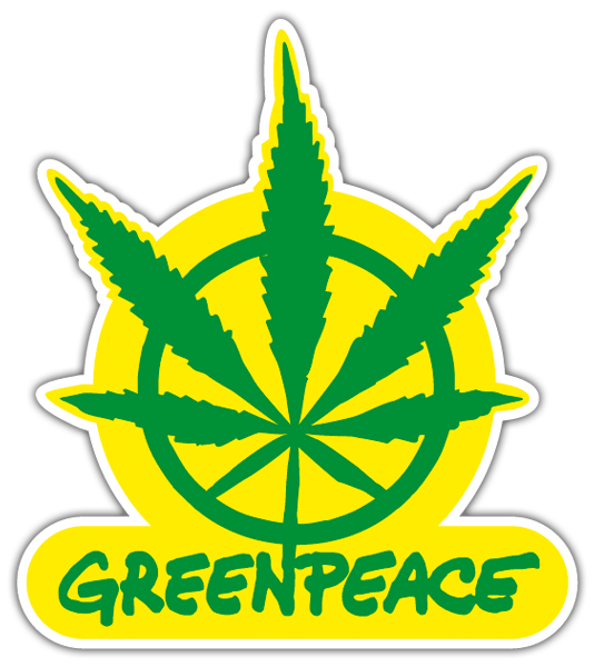 Autocollants: Marijuana de Greenpeace