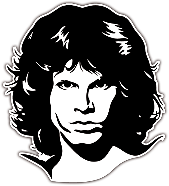 Autocollants: Jim Morrison The Doors