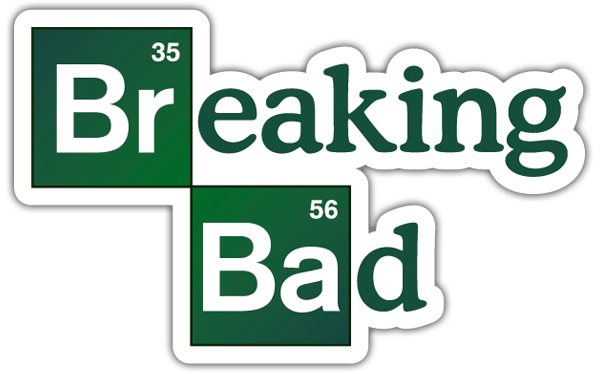 Autocollants: Breaking bad logo