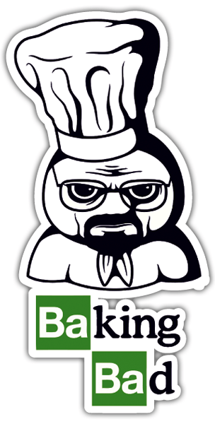 Autocollants: Breaking Bad parodie