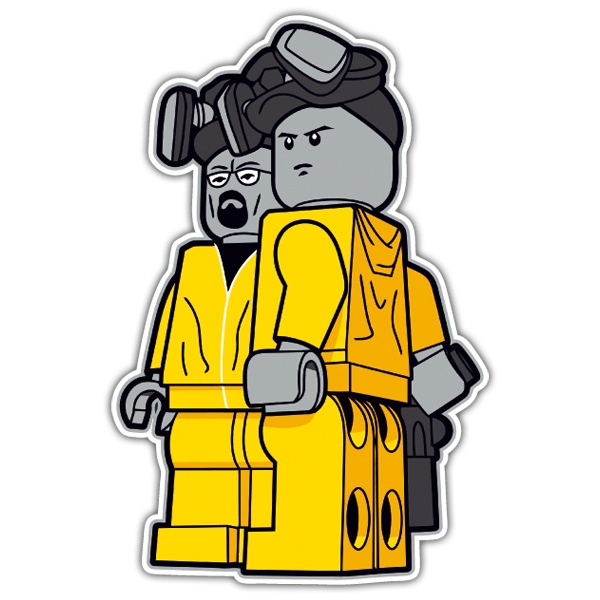 Autocollants: Breaking Bad Lego
