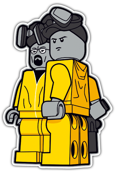 Autocollants: Breaking Bad Lego