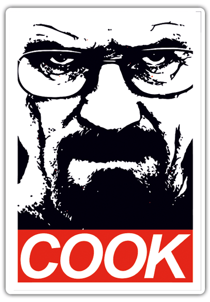 Autocollants: Breaking Bad Cook