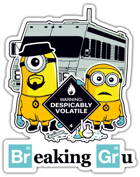 Autocollants: Breaking Bad Minion