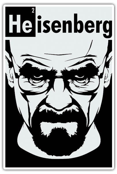 Autocollants: Breaking Bad Heisenberg