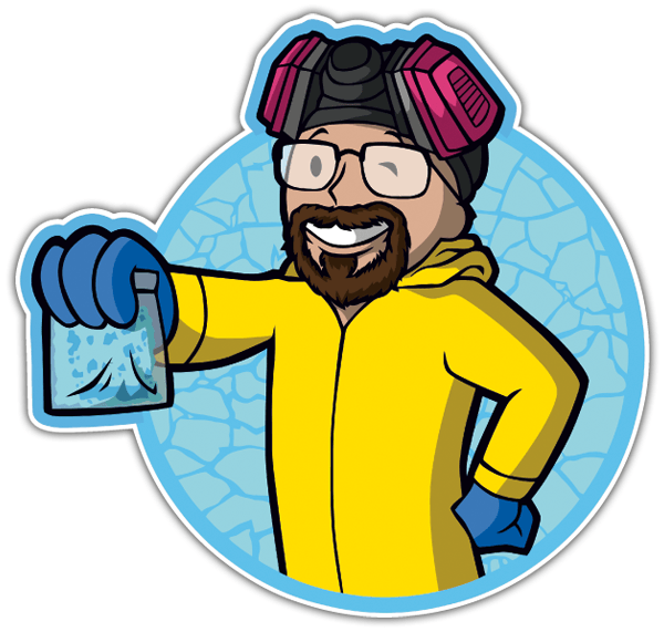 Autocollants: Breaking Bad Vault Boy