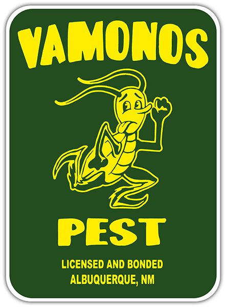 Autocollants: Breaking Bad Vamonos Pest