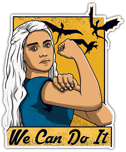 Autocollants: Game of Thrones We Can Do It