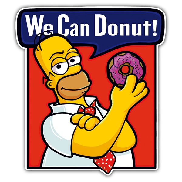 Autocollants: We can Donut