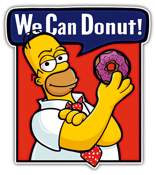 Autocollants: We can Donut