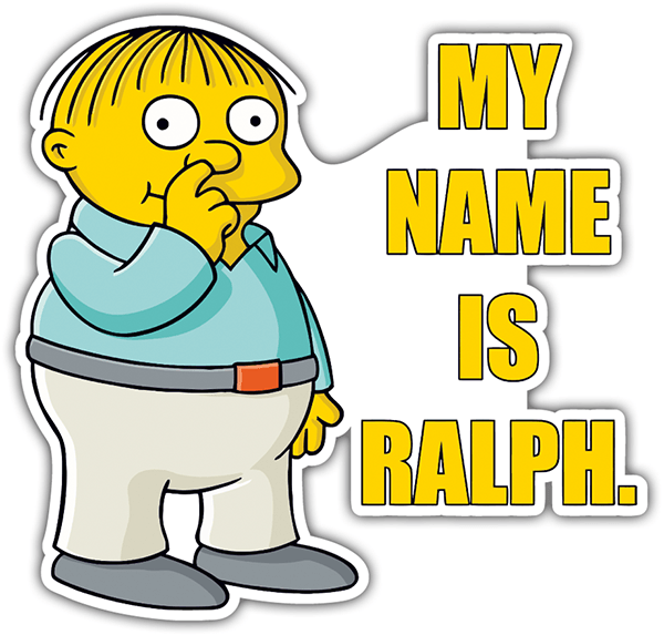 Autocollants: My Name Is Ralph