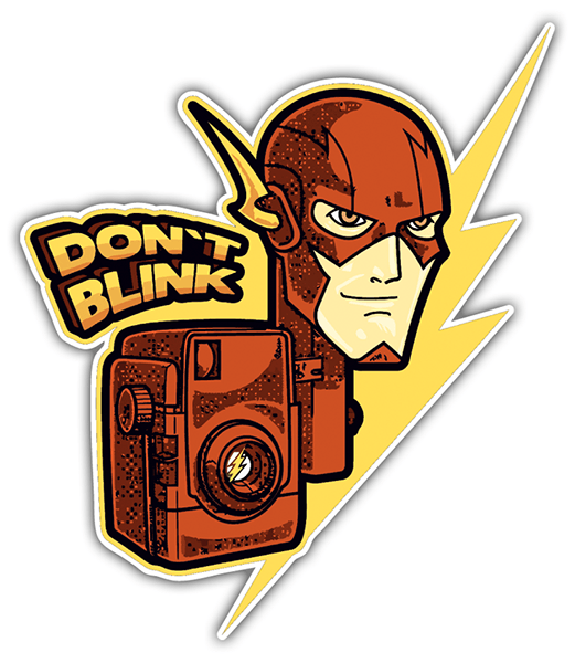 Autocollants: Flash Don't Blink