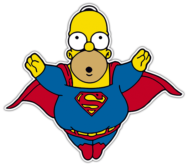 Autocollants: Super Homer