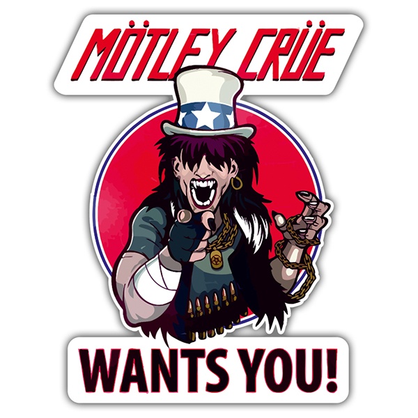 Autocollants: Mötley Crüe, Wants You?