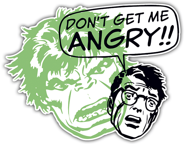 Autocollants: Don't get me Angry