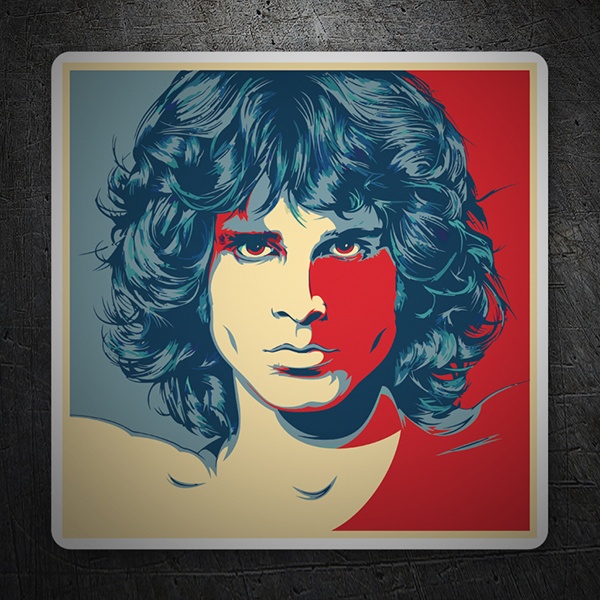 Autocollants: Jim Morrison Pop Art